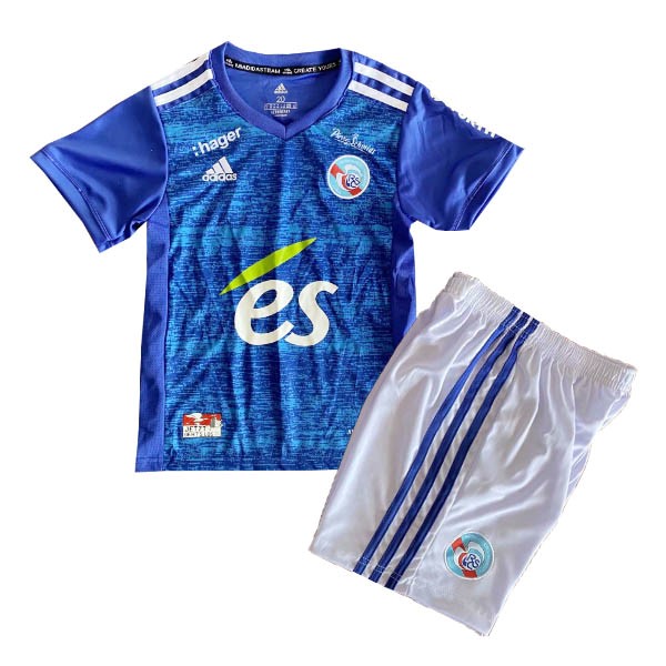 Camiseta Estrasburgo Primera equipo Niños 2020-21 Azul